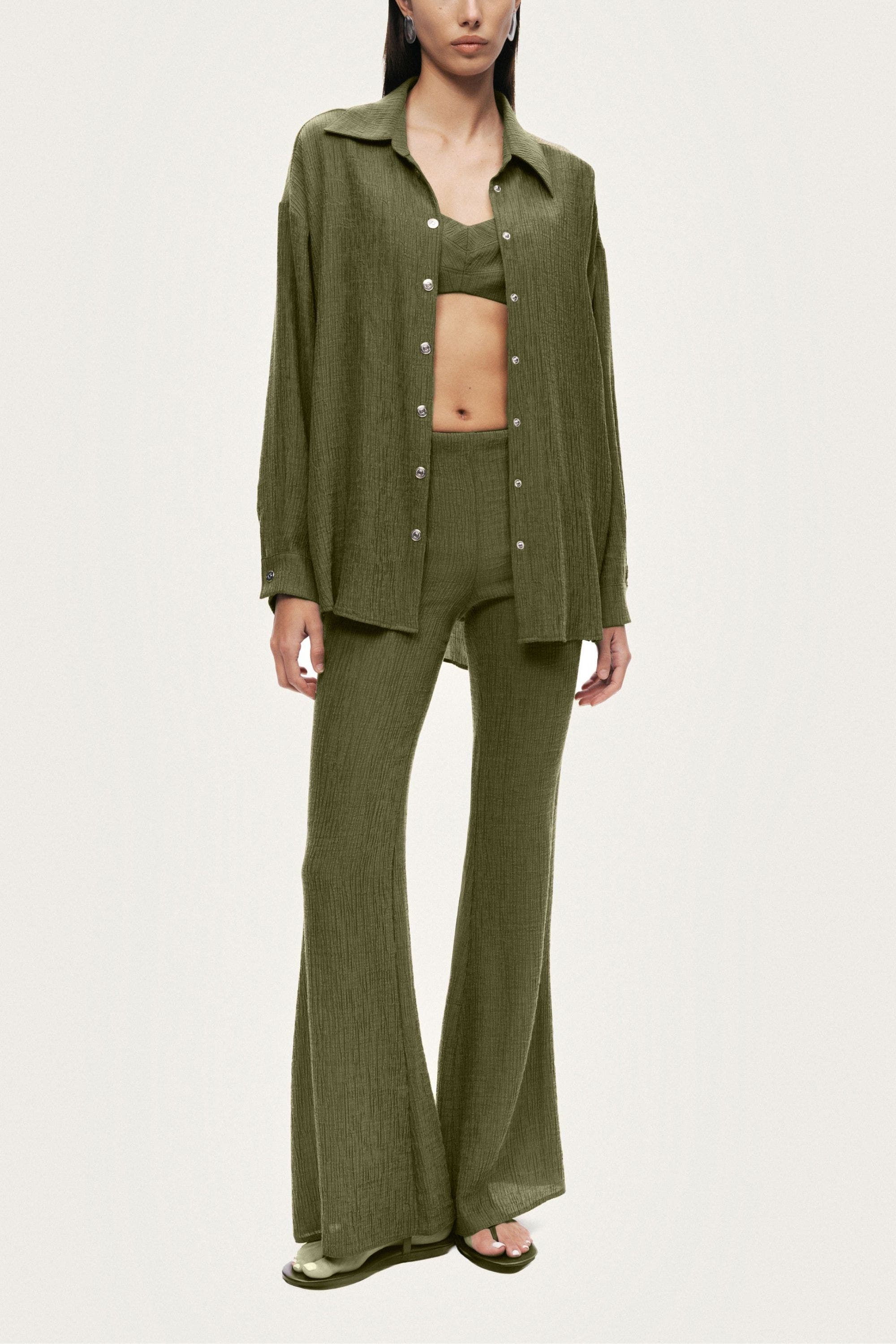 Relaxed Button-Down Shirt - image 2