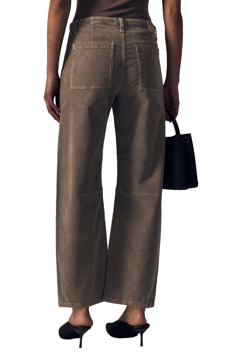 Utility Barrel Leg Corduroy Pants, Alternate, color, SOFT TAUPE