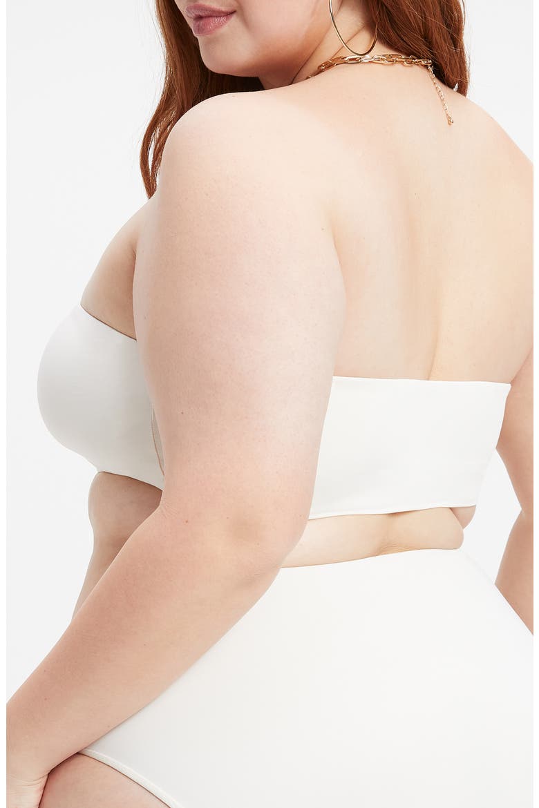 Better Band Strapless Reversible Swim Top, Alternate, color, IVORY001