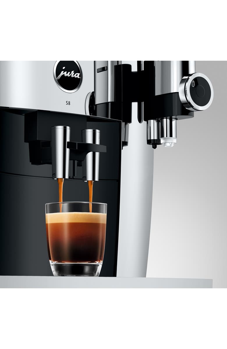 JURA S8 Chrome Automatic Espresso Machine, Alternate, color, Chrome