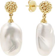 LAGOS Luna Freshwater Pearl Drop Earrings