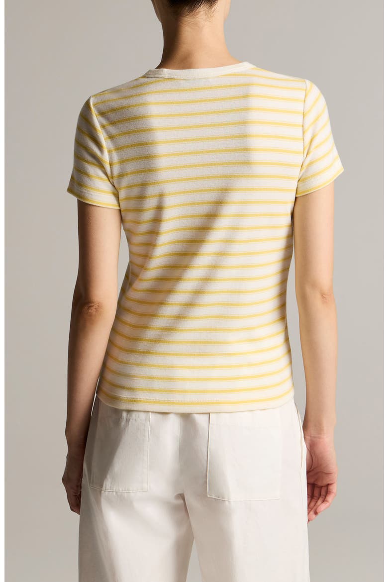 Shrunken 90s Stripe Tee, Alternate, color, LIMONE COMBO
