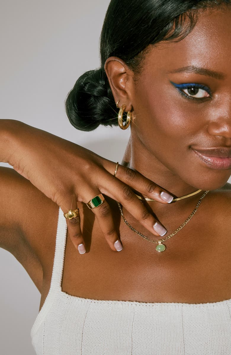 Ana Luisa Square Signet Ring - Michelle Signet, Alternate, color, 