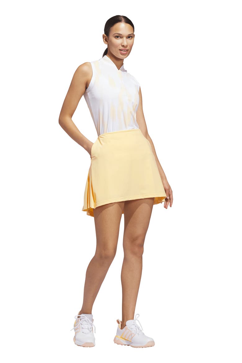 Ultimate365 Tour Pleated Skirt, Alternate, color, SEMI ICE TANGERINE