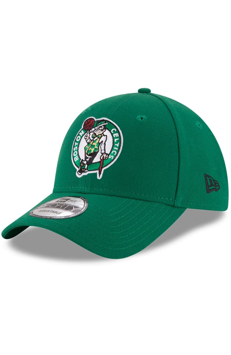 New Era Men's New Era Kelly Green Boston Celtics Official Team Color 9FORTY Adjustable Hat, Main, color, Kelly Green