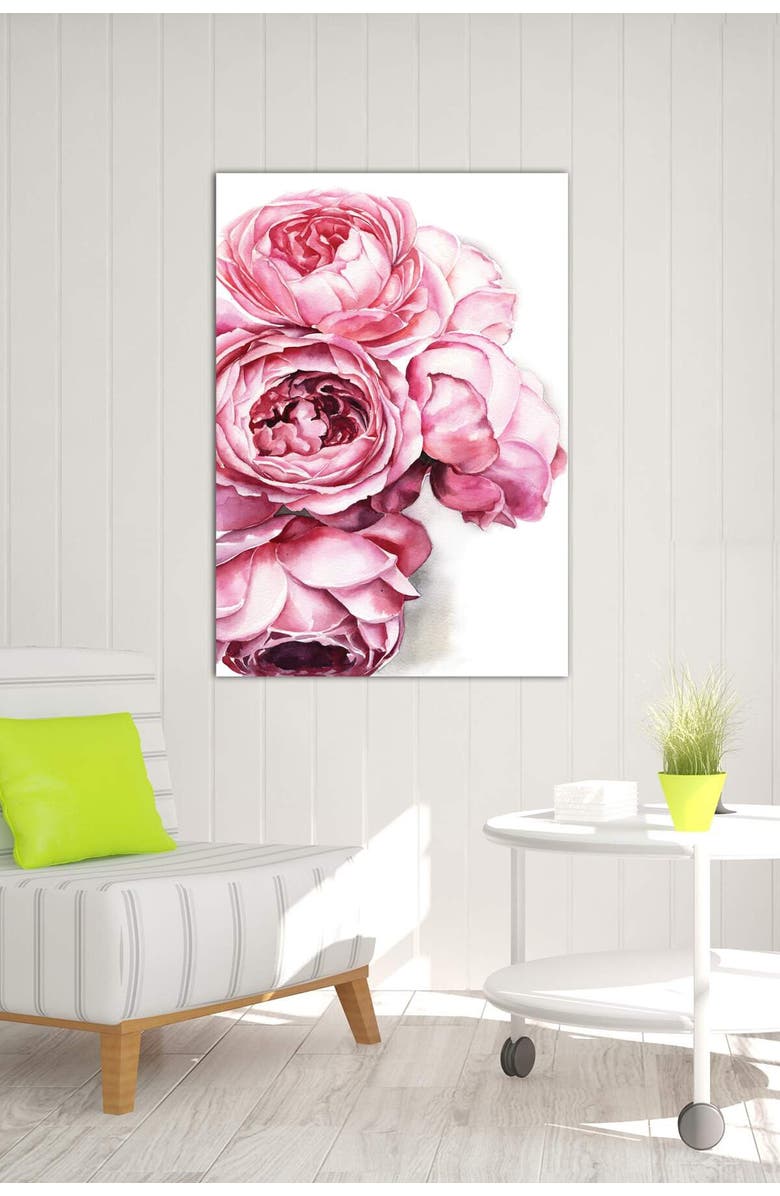iCanvas Peony by Kira Balan Canvas Wall Art 18" x 26", Alternate, color, 