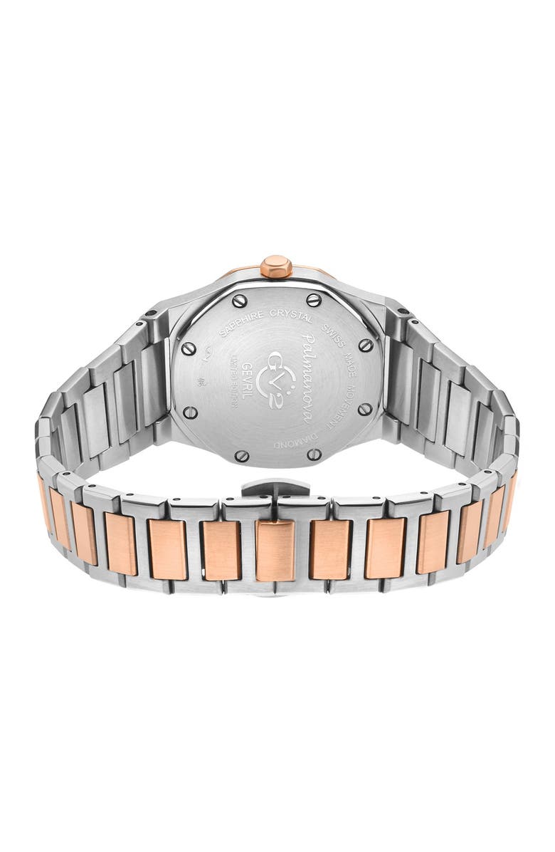 GV2 Palmanova Silver Dial Two-Tone Diamond Watch, 33mm, Alternate, color, Two Toned Ss-Iprg