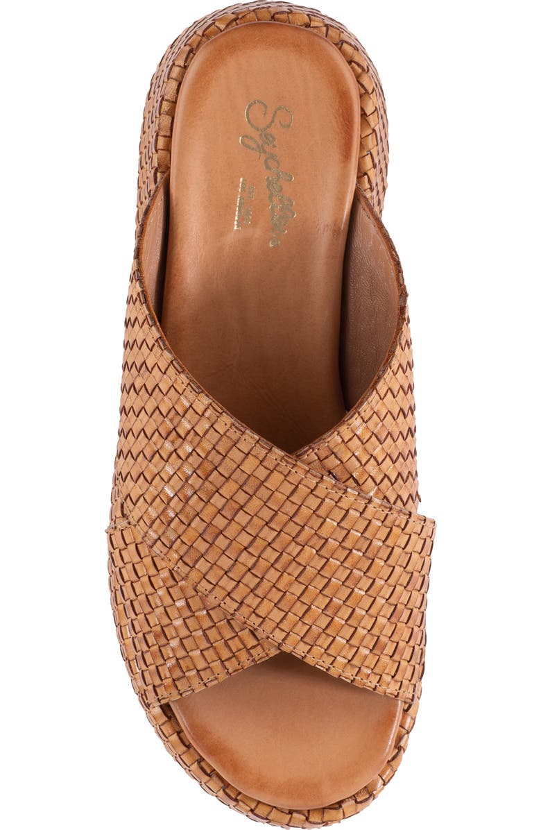 Seychelles Key West Platform Wedge Sandal, Alternate, color, Tan