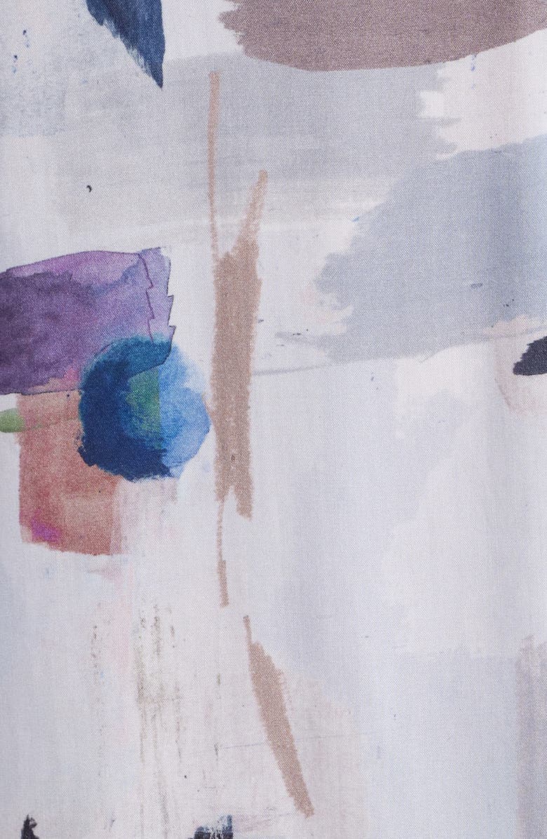 rag & bone Avery Abstract Print Camp Shirt, Alternate, color, Geometric Print