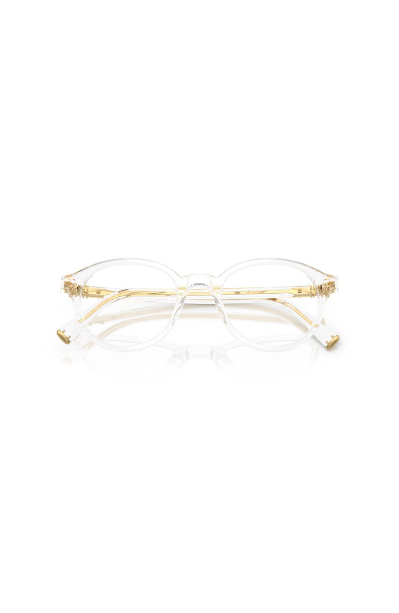 Miu Miu 50mm Round optical glasses, Alternate, color, Transparent