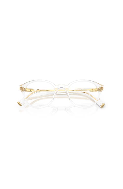 Miu Miu 50mm Round Optical Glasses In Transparent