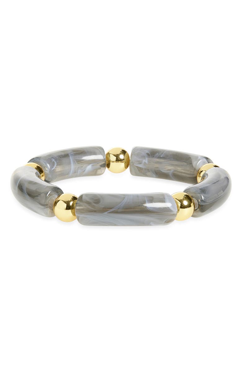 EYE CANDY LOS ANGELES Hallie Resin Bracelet, Main, color, Gold
