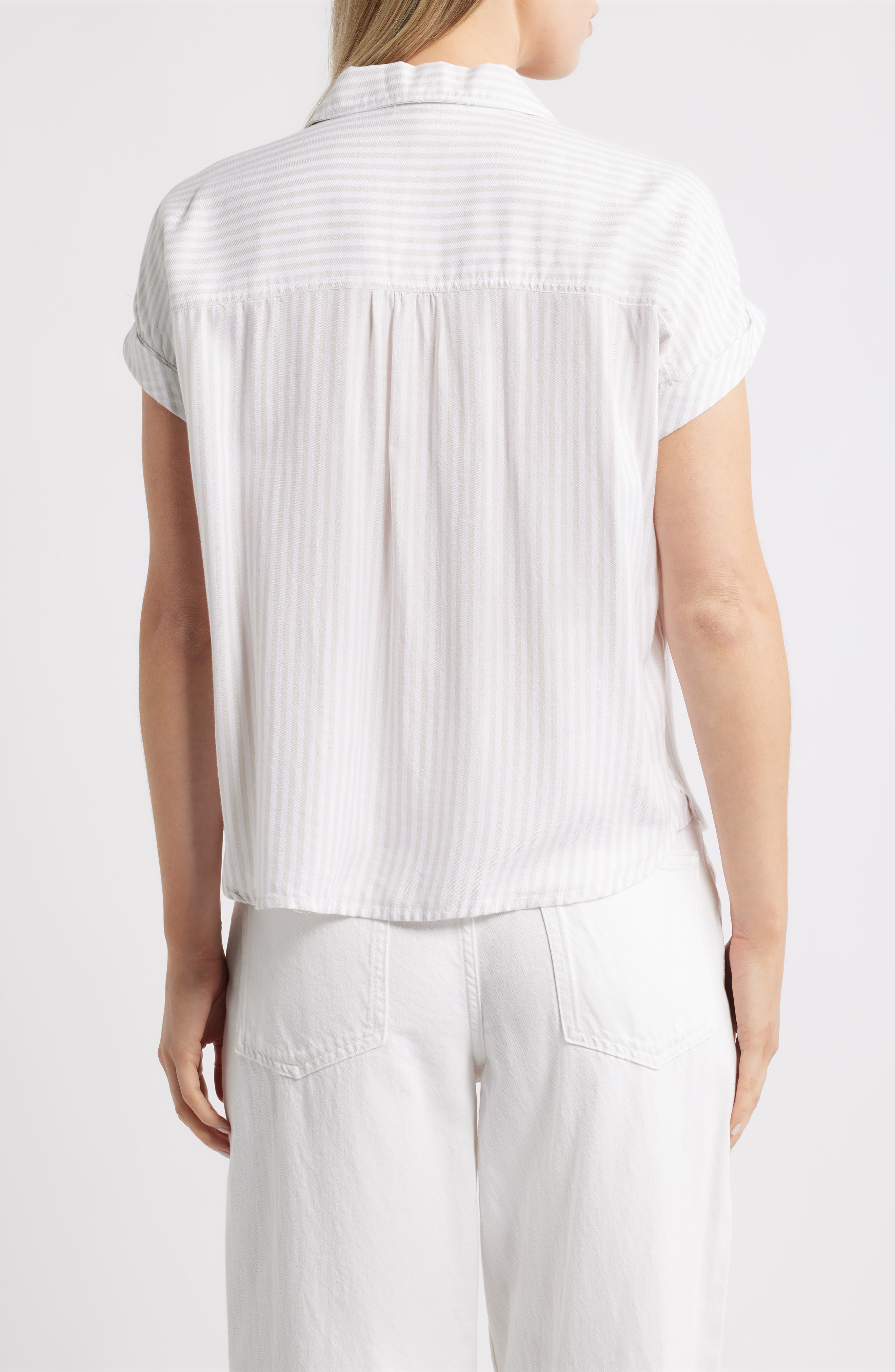 Daria Stripe Button-Up Shirt - image 4