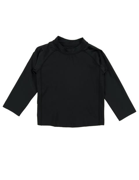 Kids Long Sleeve Rash Guard, UPF 50+ Swim Shirt