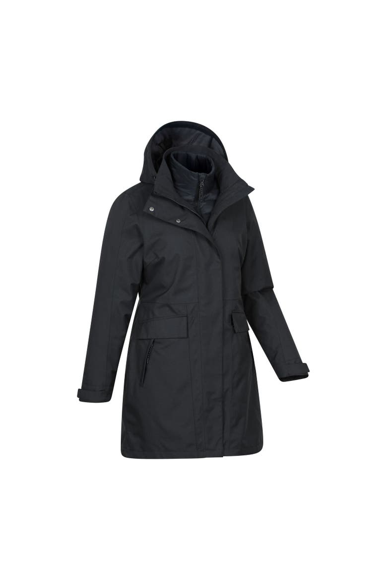 Rain On 3 in 1 Waterproof Jacket, Alternate, color, Black