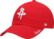 '47 Women's '47 Red Houston Rockets Miata Clean Up Logo Adjustable Hat