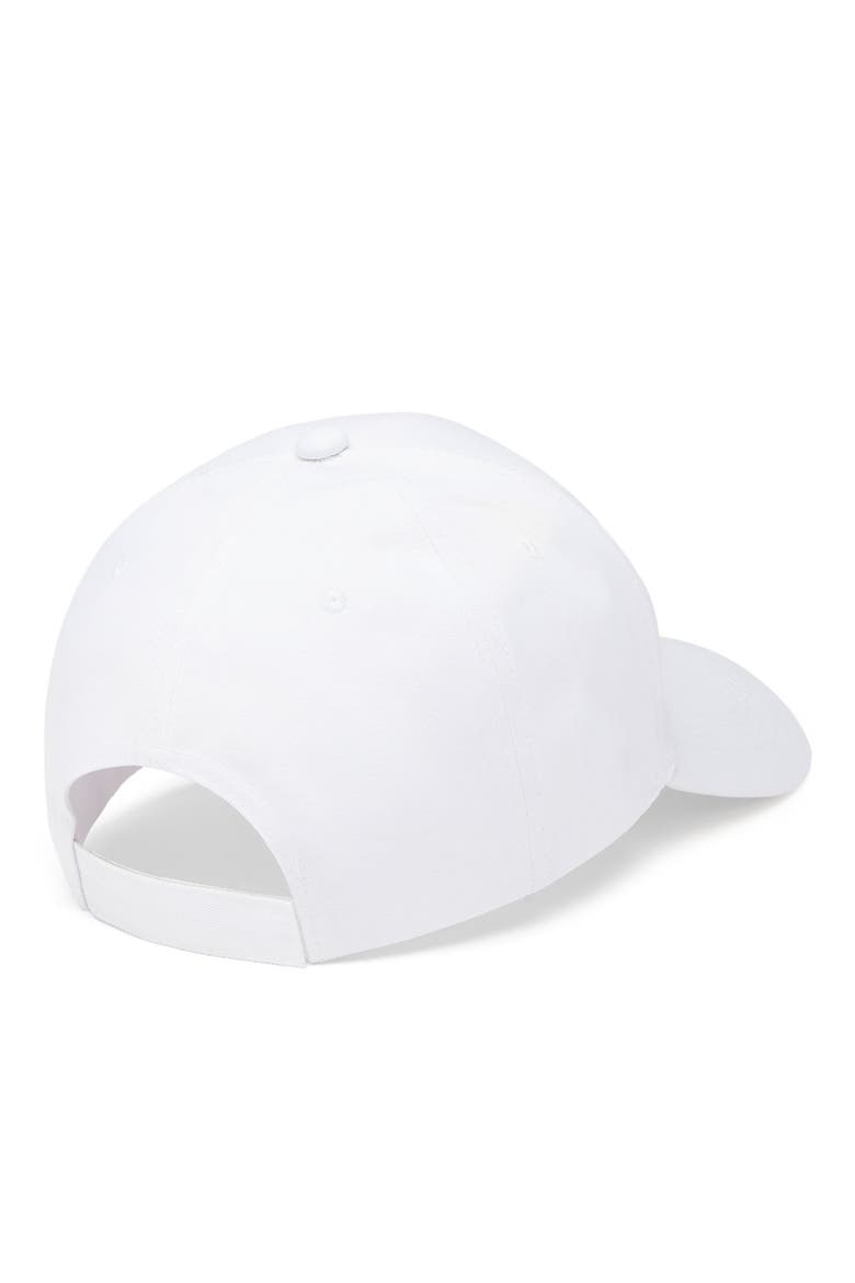 Baseball Cap Pp Plaque Unisex, Alternate, color, white