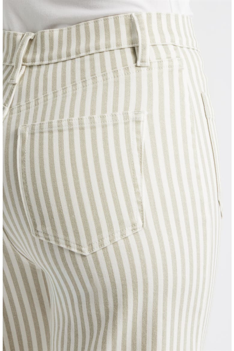 The Anchor High Waist Wide Leg Jeans, Alternate, color, FLAX STRIPE