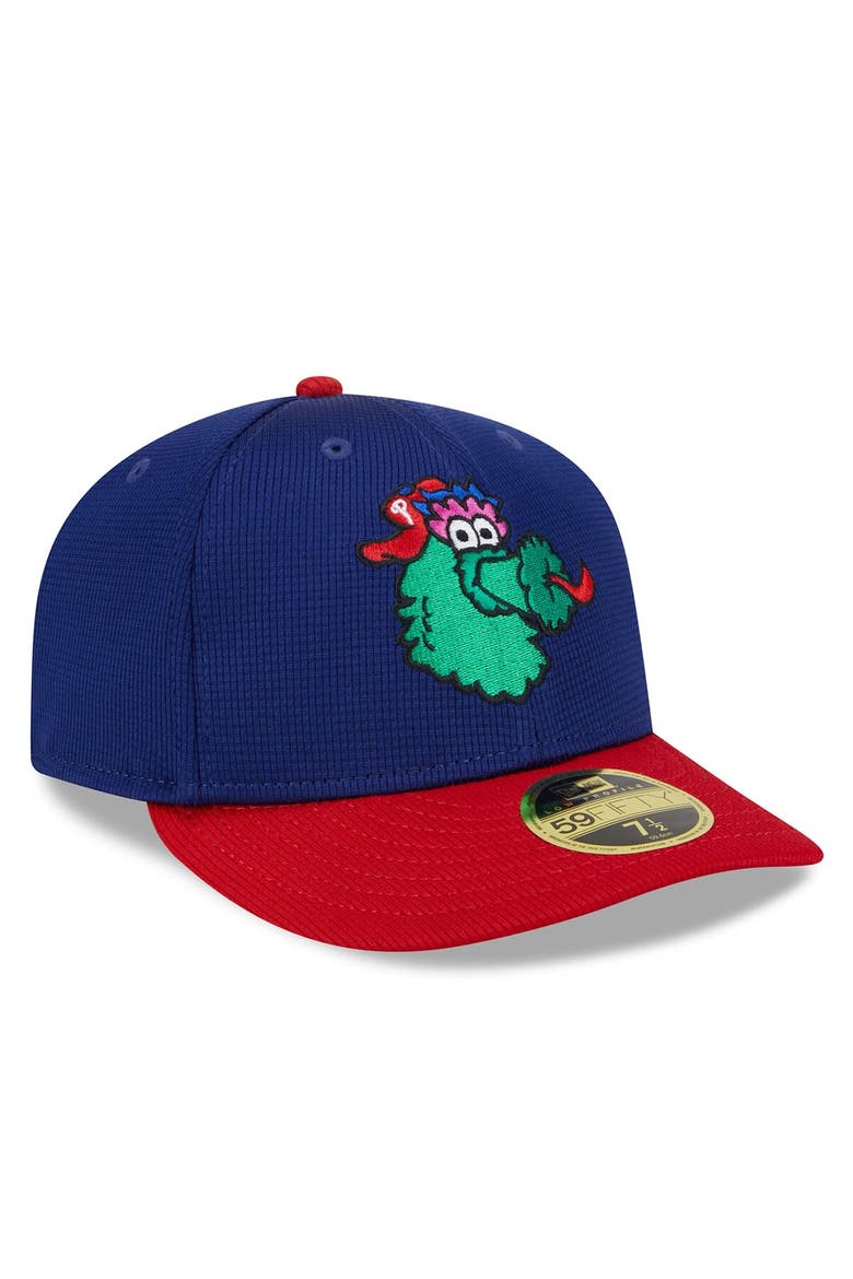 Men's New Era  Navy Philadelphia Phillies 2024 Batting Practice Low Profile 59FIFTY Fitted Hat, Alternate, color, Navy