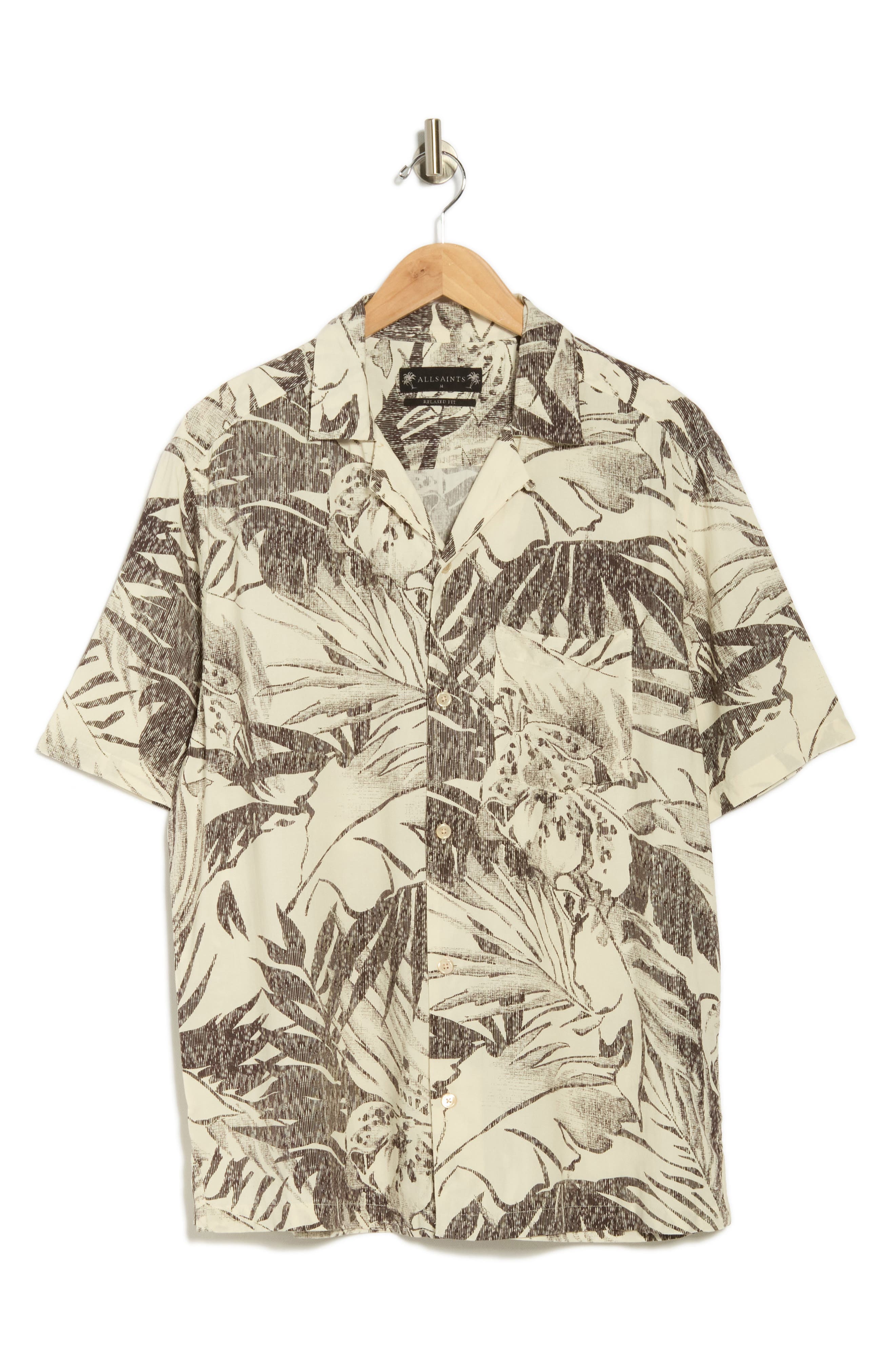 Pulse Short Sleeve Button-Up Camp Shirt