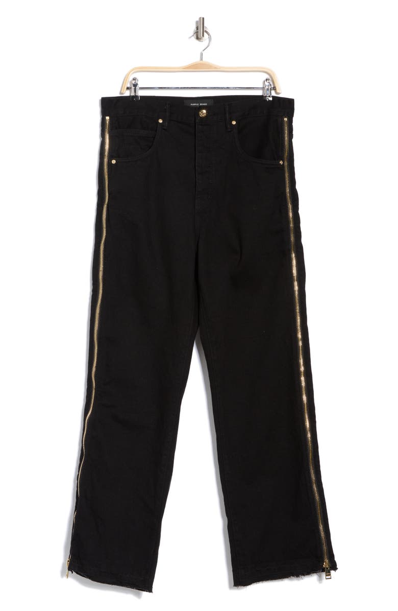 PURPLE BRAND P018 Wide Leg Jeans, Alternate, color, Full Side Zip