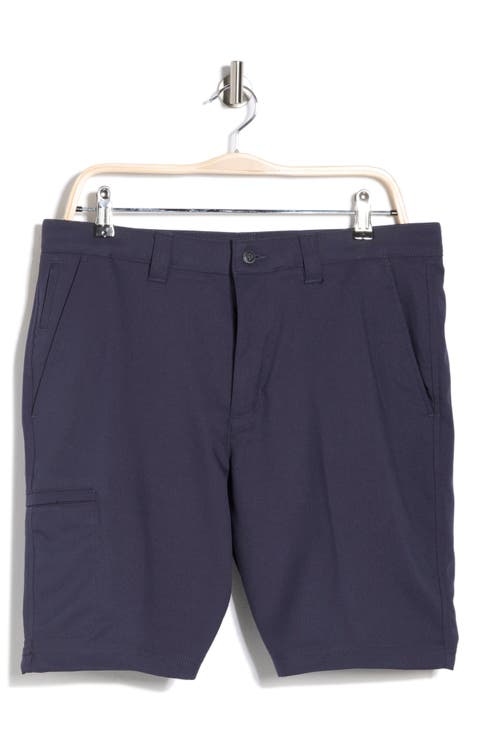 Flat Front Stretch Cargo Golf Shorts