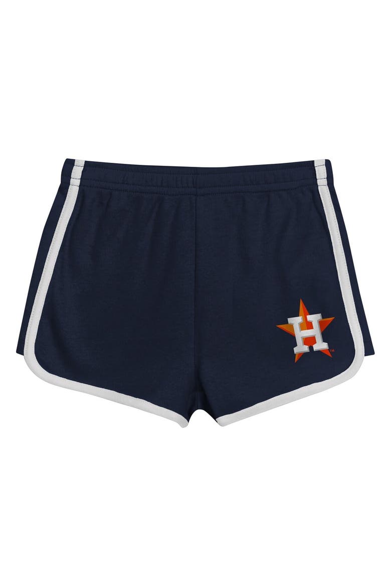 Toddler  Navy Houston Astros Double Run T-Shirt & Shorts Set, Alternate, color, Navy