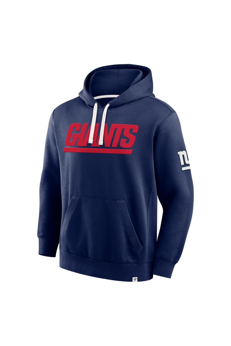 Men's Fanatics Navy New York Giants New Horizons Heritage Pullover Hoodie, Alternate, color, Navy