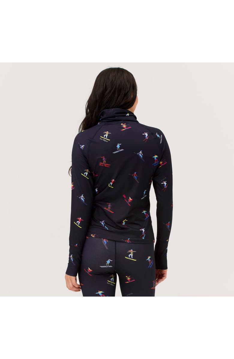 Krimson Klover Multi Skiers Turtleneck, Alternate, color, Black