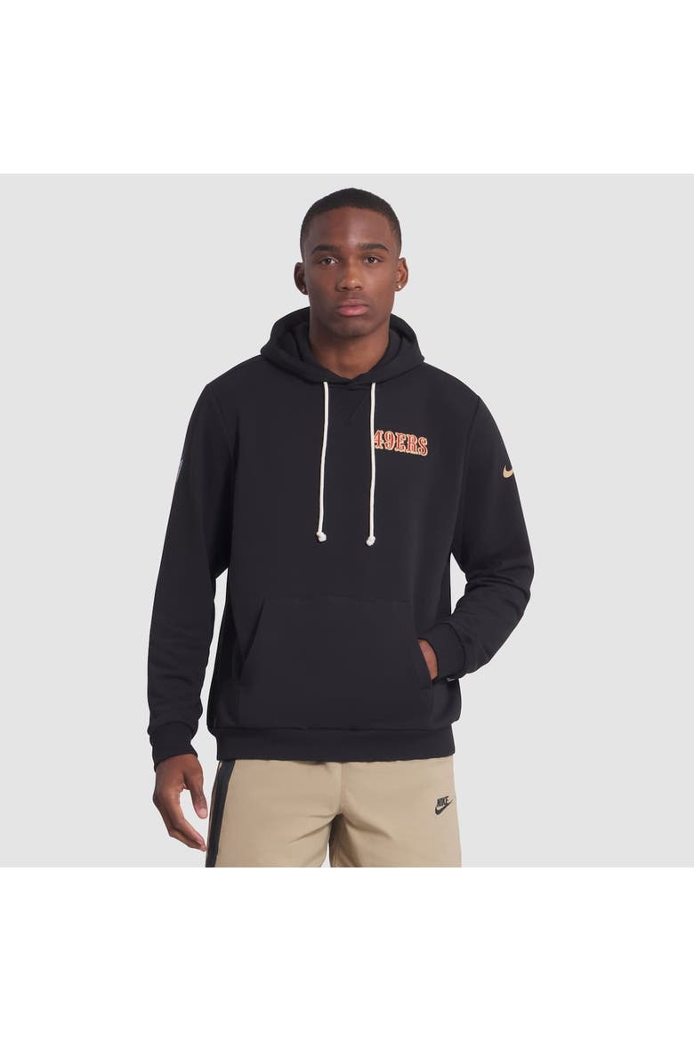 Men's Nike Black San Francisco 49ers 2025 Rivalries Collection Standard Issue Sideline Dri-FIT Hoodie, Alternate, color, Black