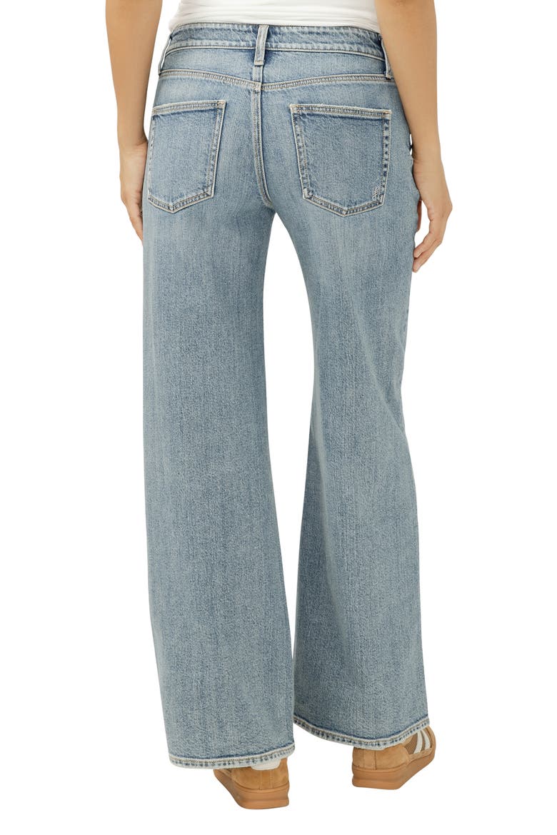 Suki Curvy Mid Rise Wide Leg Jeans, Alternate, color, WESTON
