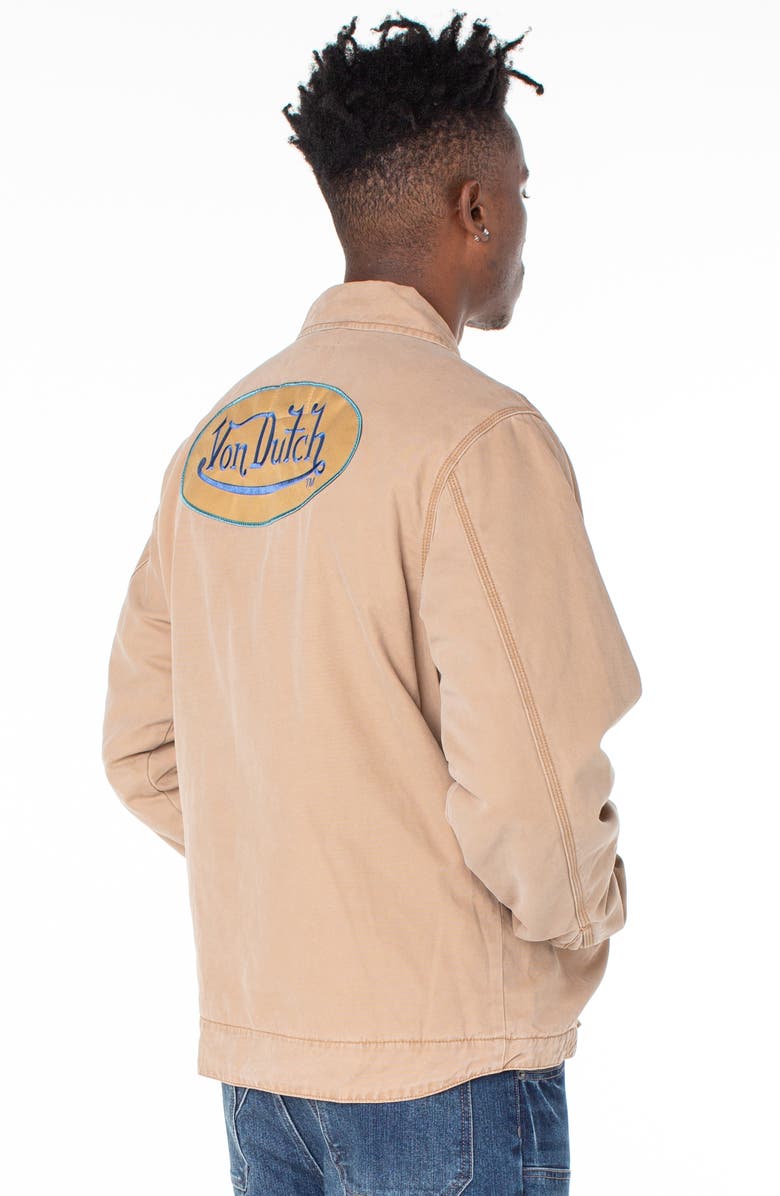 Von Dutch East Lined Quilted Worker Jacket, Alternate, color, Soft Edge