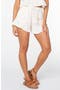 Bazai Babe Gauze Raw Hem Shorts