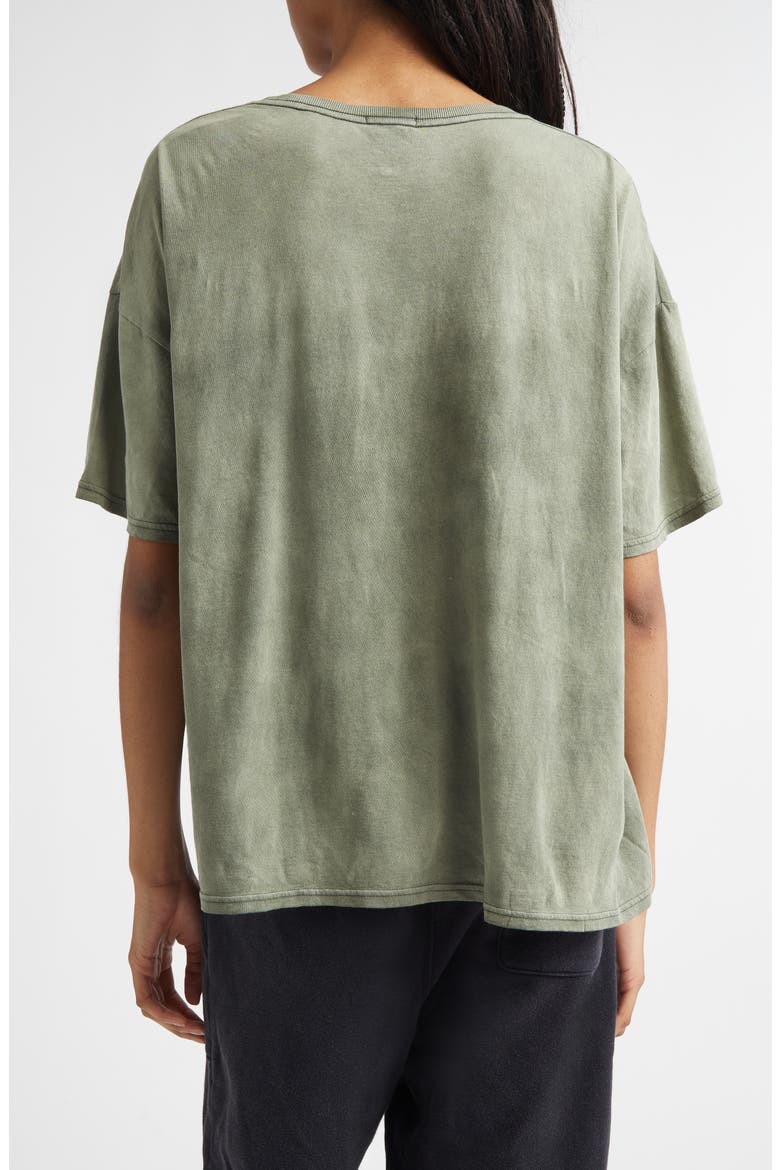 Relaxed Fit NY Cotton & Cashmere Graphic T-Shirt, Alternate, color, OLIVE