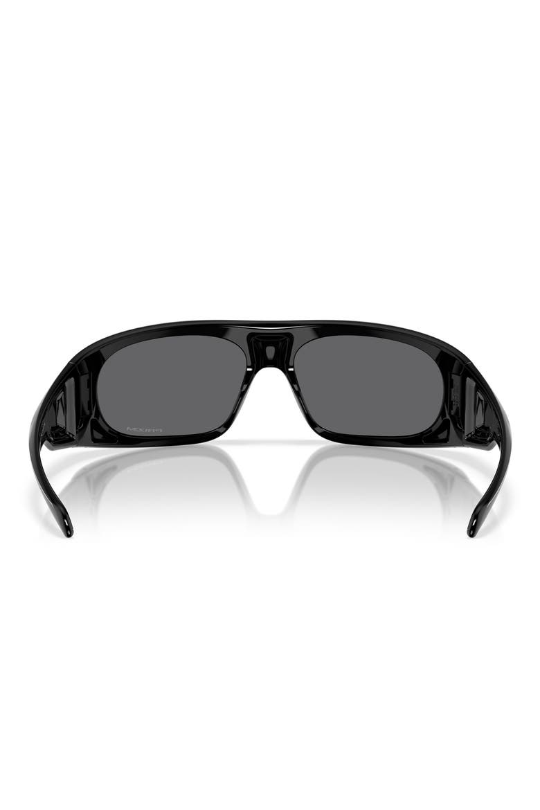 61mm Prizm™ Shield Sunglasses, Alternate, color, BLACK