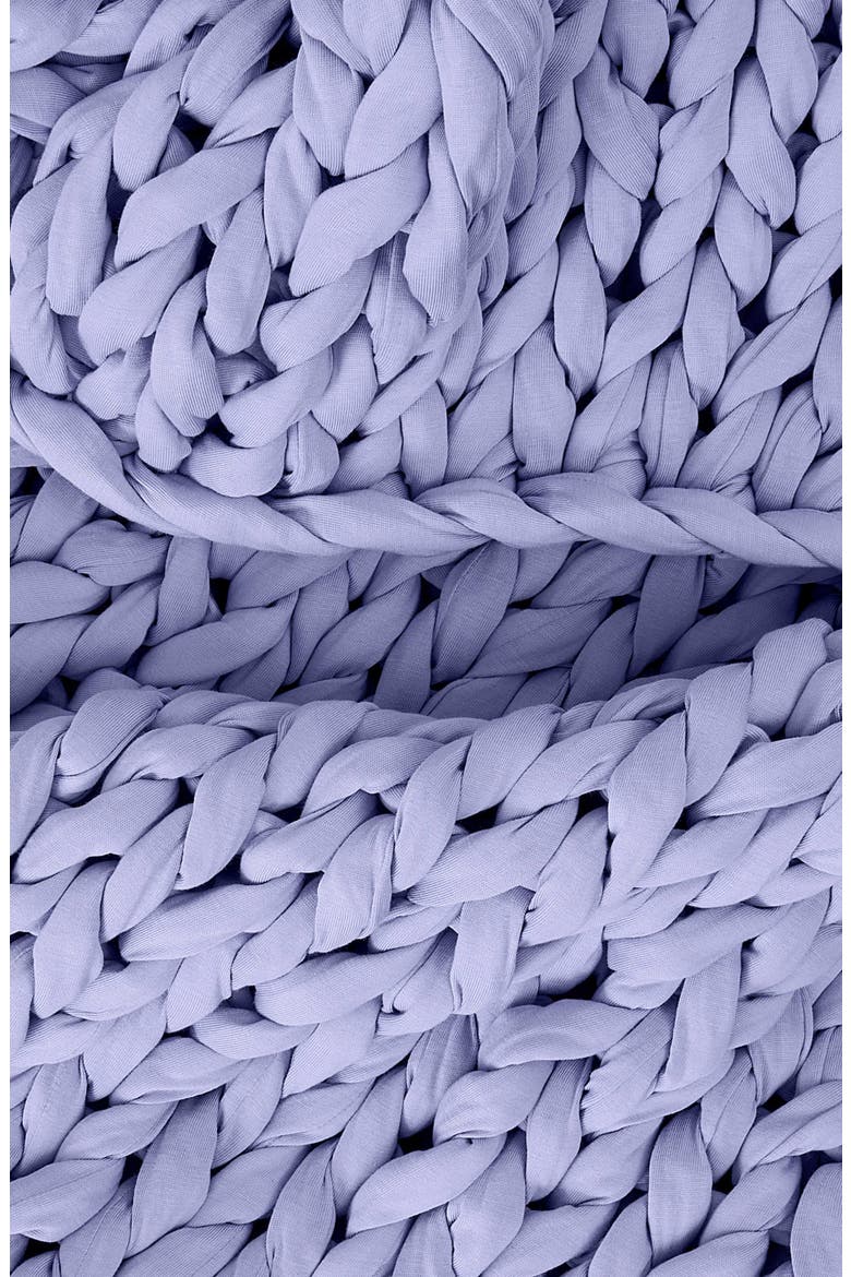 Tencel™ & Cotton Weighted Blanket, Alternate, color, SWEET LAVENDER