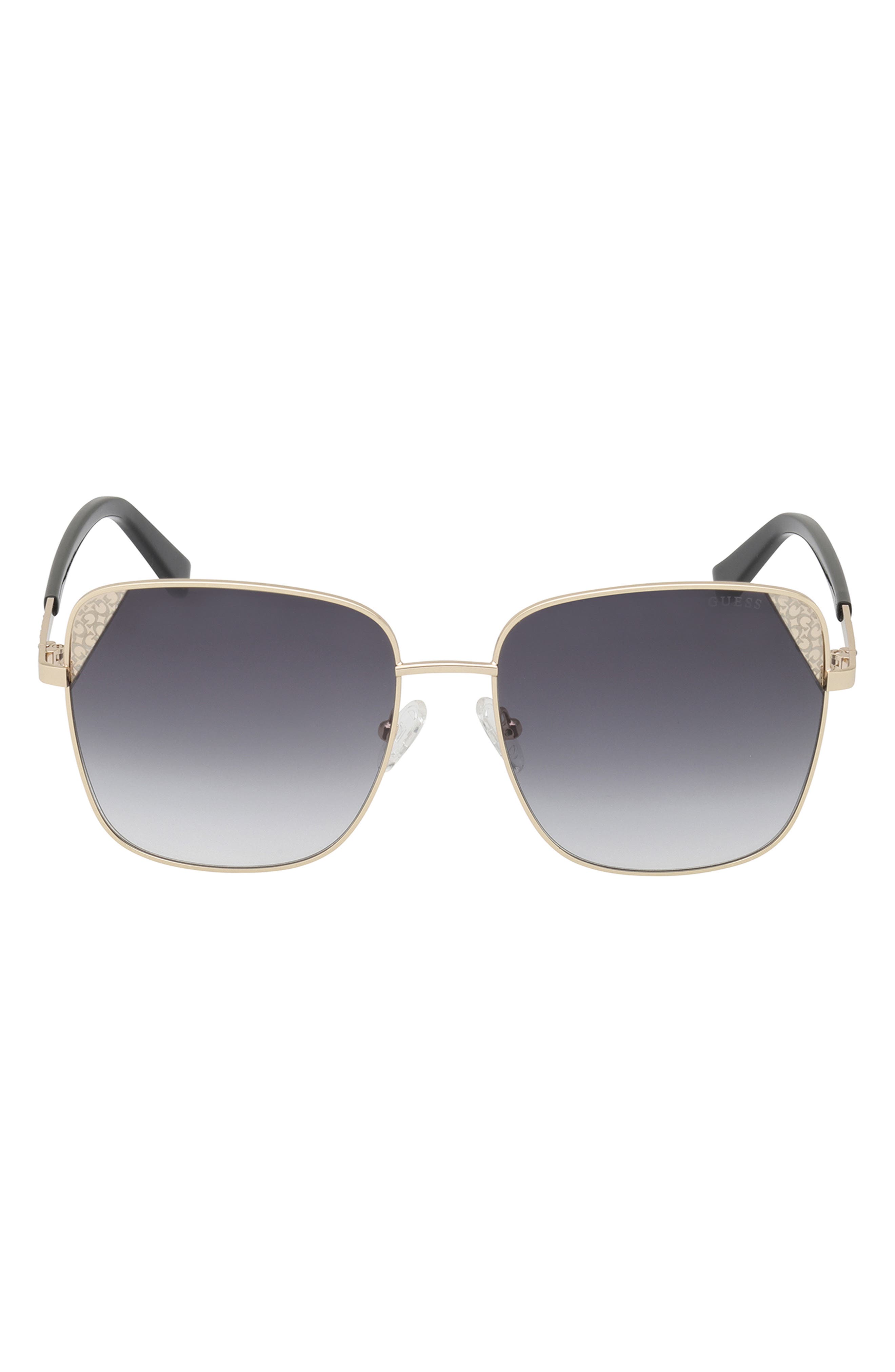 GUESS 59mm Butterfly Sunglasses
