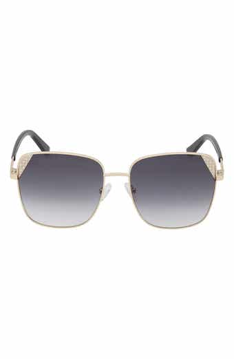 GUESS 59mm Butterfly Sunglasses