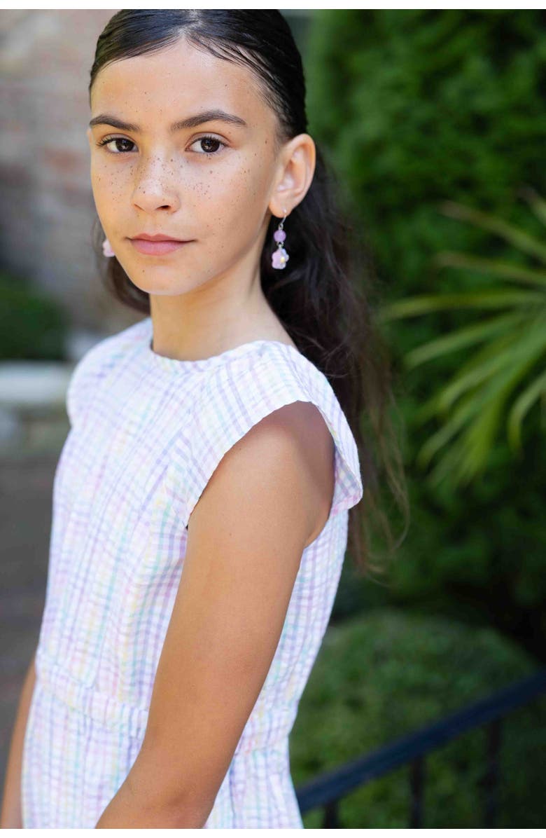 Florence Eiseman Plaid Seersucker Jumpsuit, Alternate, color, Multi