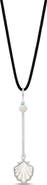 Roseate Wand Shop Sterling Silver & Mother of Pearl Pendant Necklace