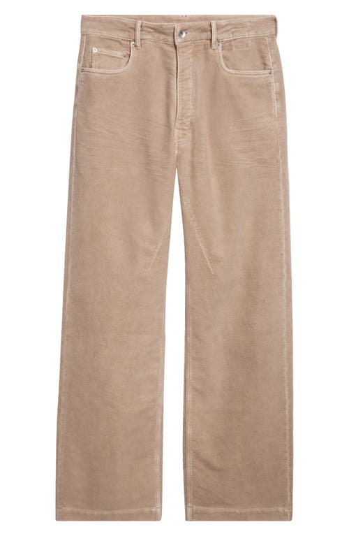 Rick Owens Drkshdw Geth Wide Leg Jeans In Brown