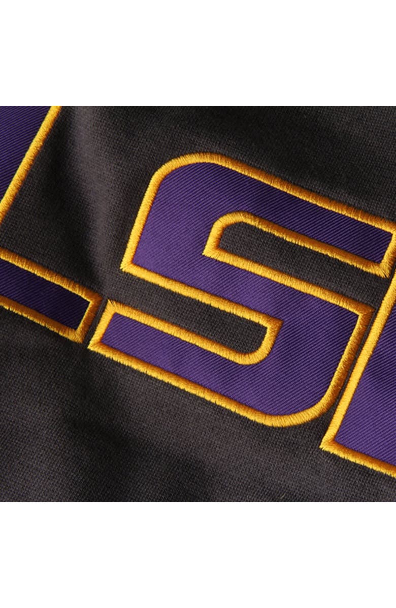 STADIUM ATHLETIC Youth Stadium Athletic Charcoal LSU Tigers Big Logo Pullover Hoodie, Alternate, color, Charcoal