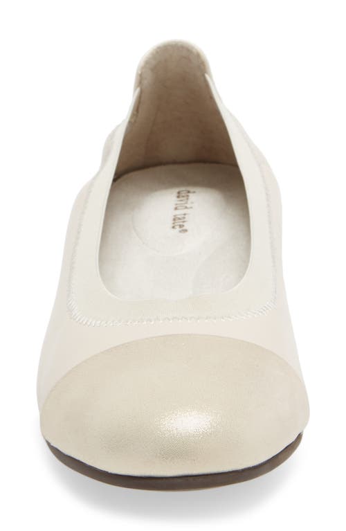David Tate Nicole Cap Toe Flat