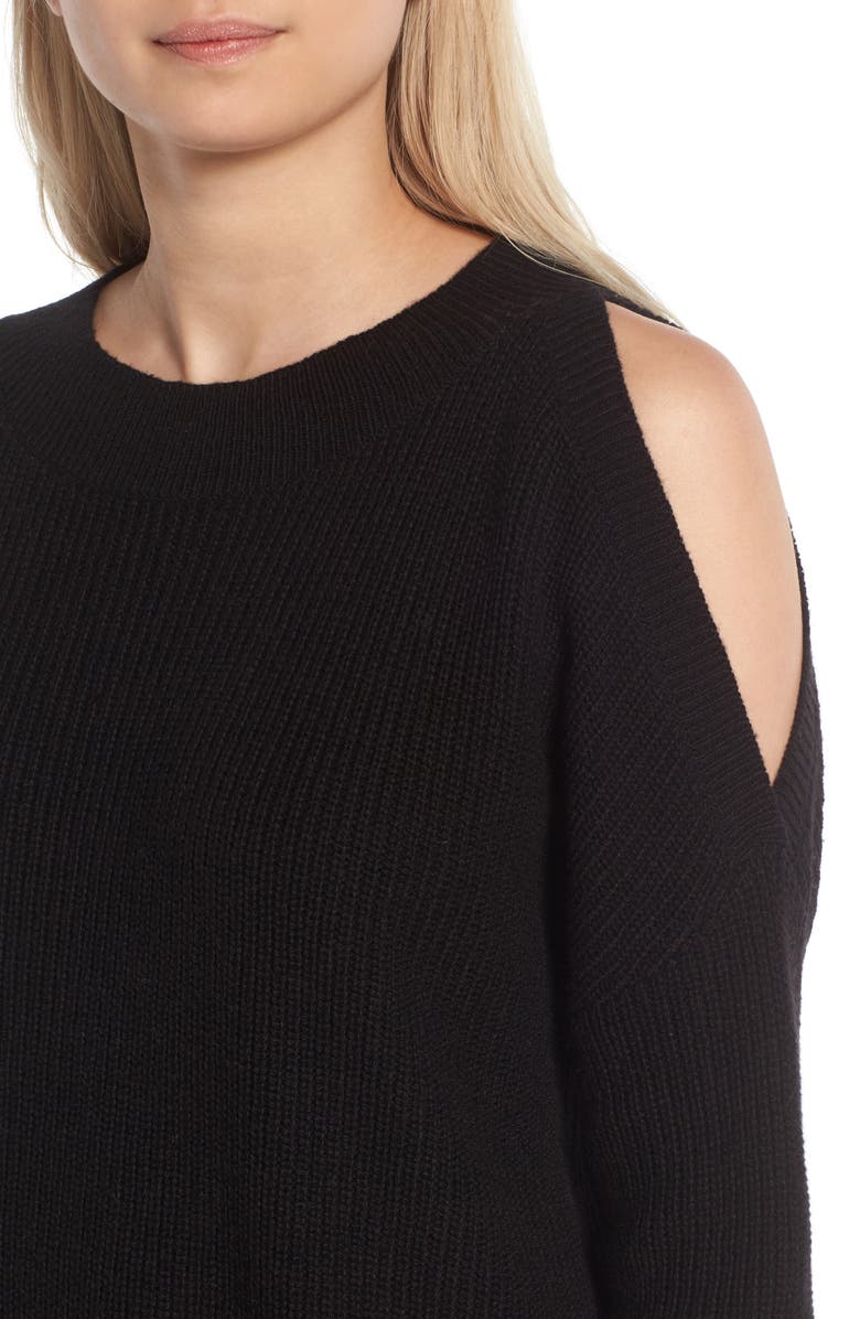 BP. Cold Shoulder Tunic Sweater, Alternate, color, 