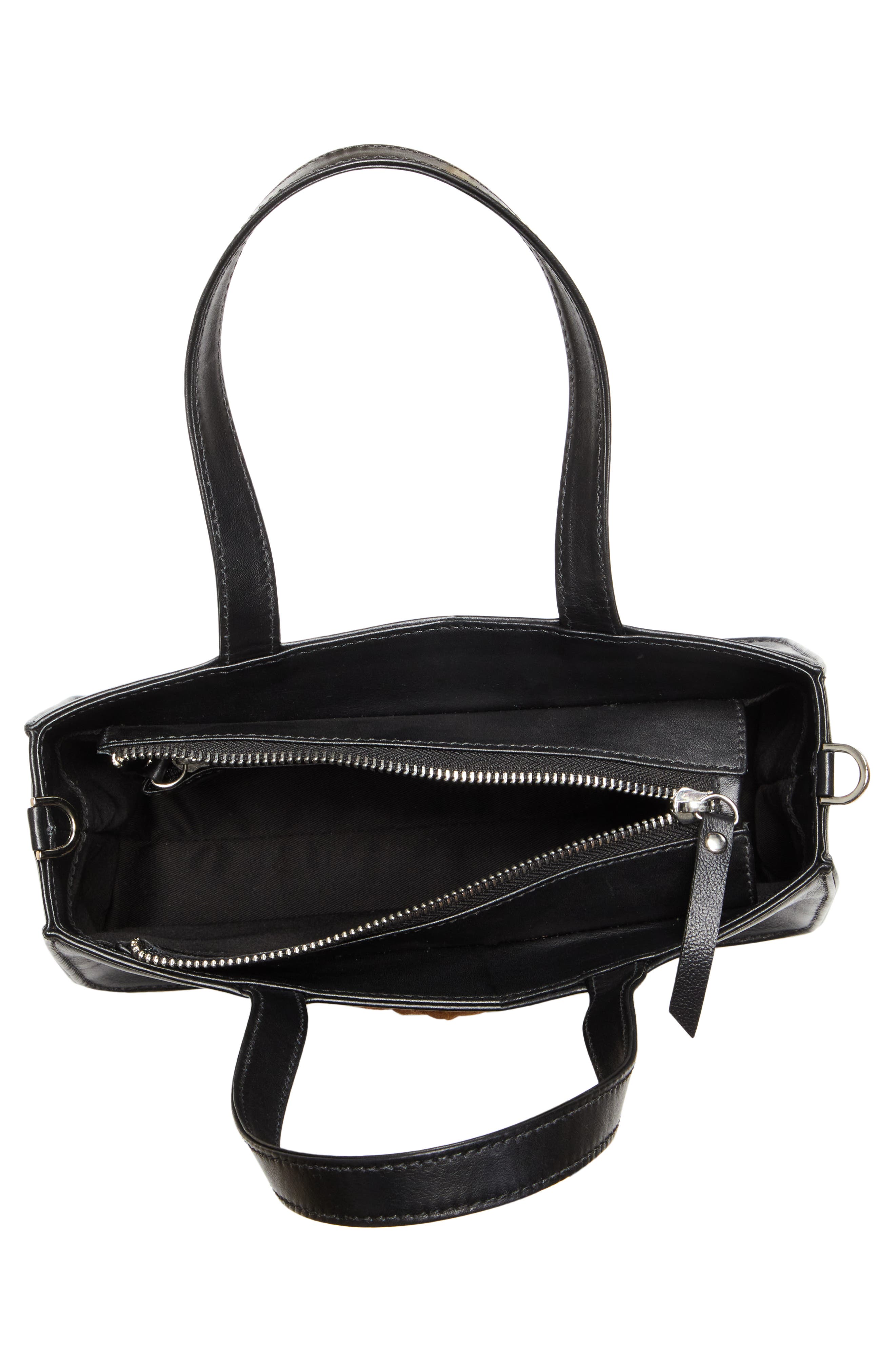 Puppets and Puppets Cookie Leather Top Handle Bag, Alternate, color, 