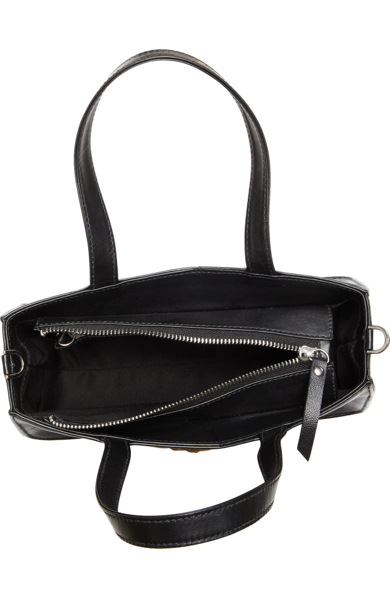 Puppets and Puppets Cookie Leather Top Handle Bag, Alternate, color,