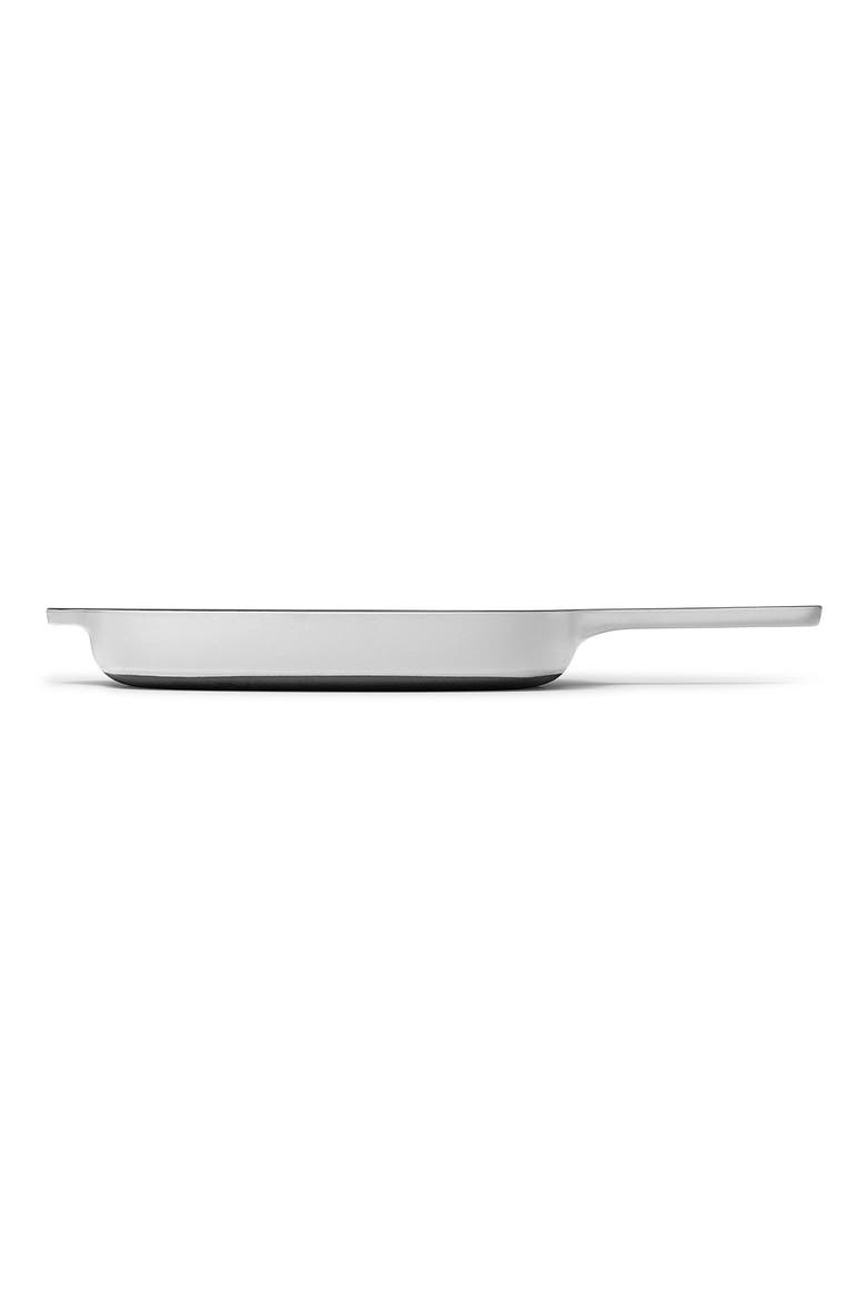 10.5-Inch Enameled Cast Iron Grill Pan, Alternate, color, GRAY