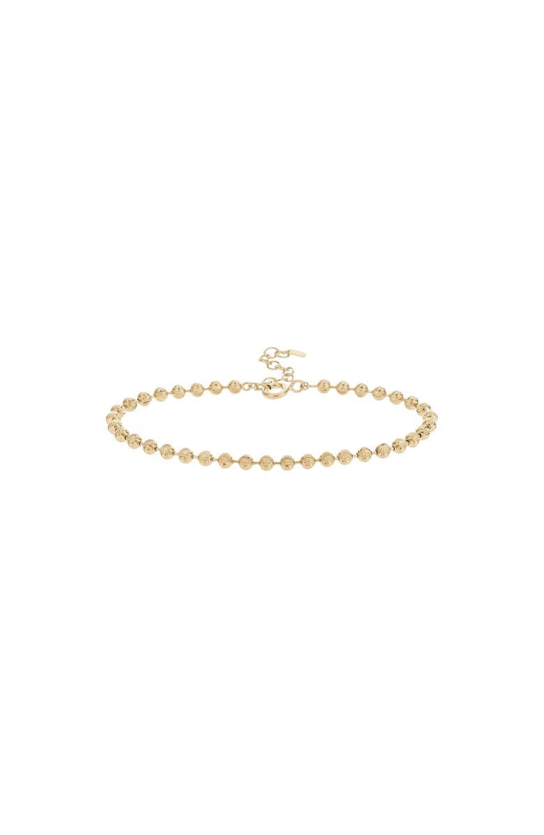 Bearfruit Jewelry Brigitte Dainty Textured Bracelet Trendy Minimalist, Alternate, color, Gold