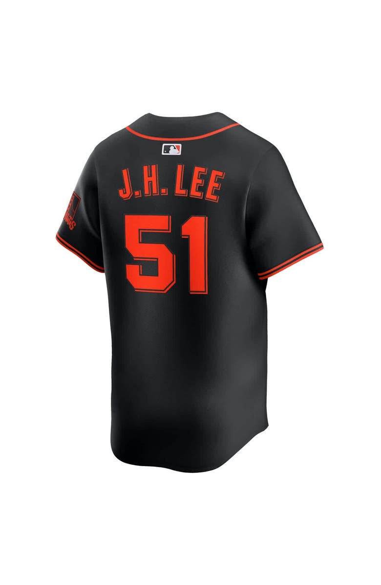 Nike Men's Nike Jung Hoo Lee Black San Francisco Giants Alternate Limited Player Jersey, Alternate, color, Black