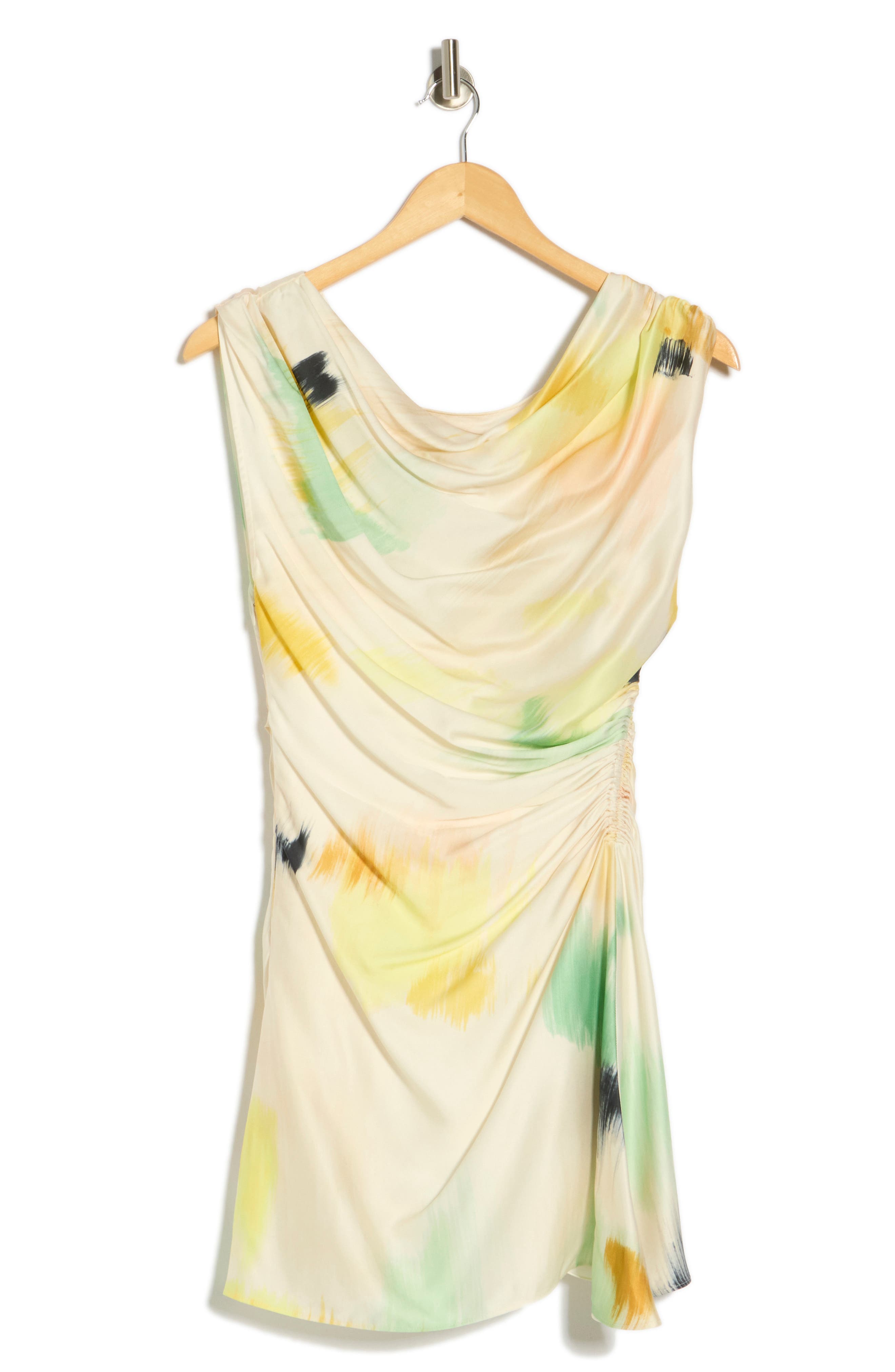 A.L.C. Poppy Short Sleeve Ruched Minidress